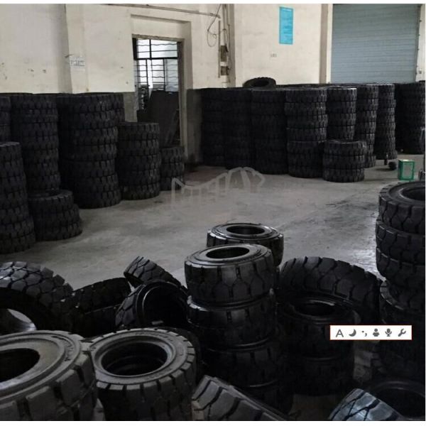 QIYU brand 6.50-10 XZ01 Forklift solid tyres, Pneumatic solid tyre, solid resilient tyres