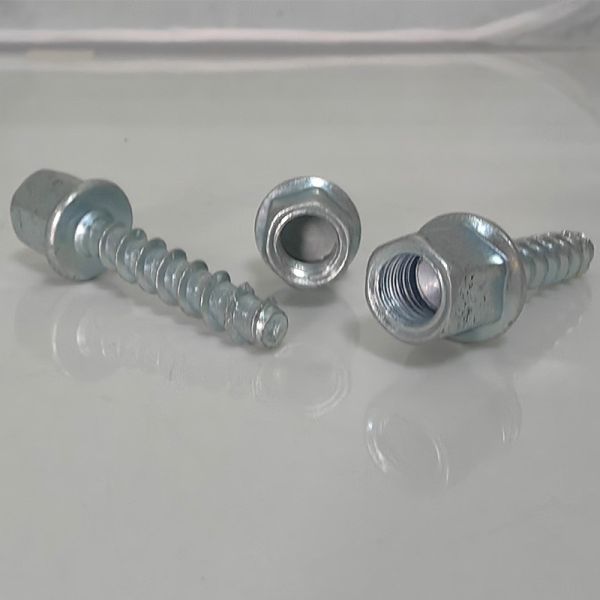 Hex Head Concrete Screws for Fastening Objects to Masonry DIN Standard Yellow/Blue White Fastener