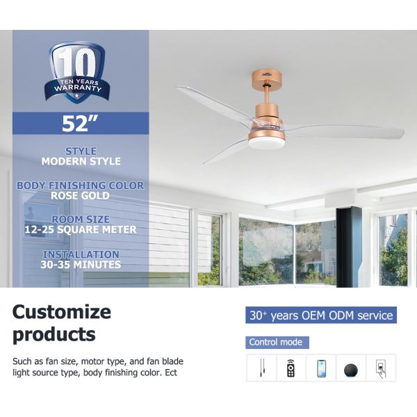 Energy Saving Plastic Blade Ceiling Fan Designed to Improve Airflow and Reduce Energy Consumption in Commercial Spaces