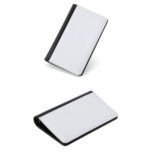 A5 A6 PU Leather Sublimation Notebook With 100 Pcs Inner Pages Blank Loose-Leaf Leather Planner Notepad Custom Logo Sublimation Journals