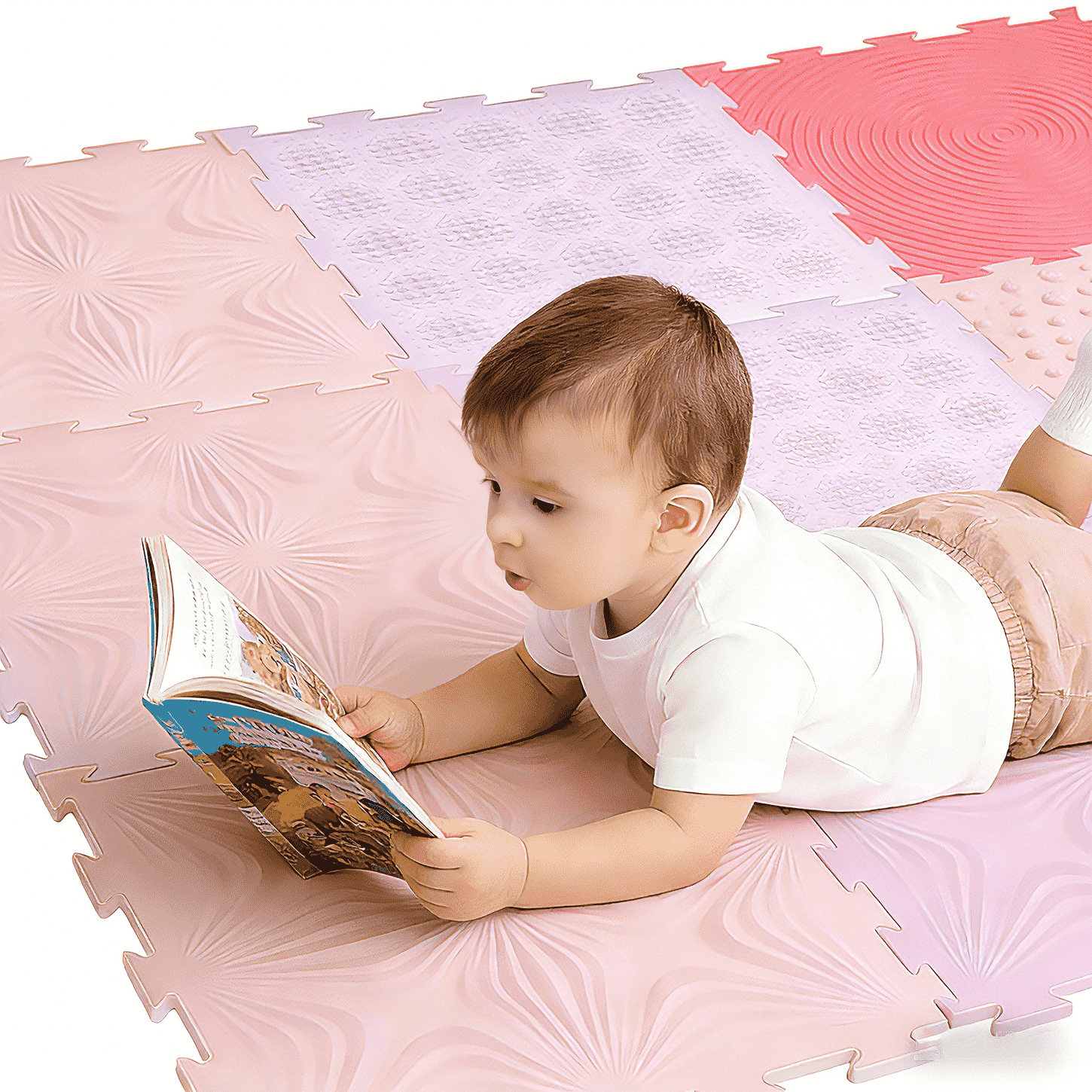 Reusable Adjustable Silicone Sensory Mat Set Custom Logo BPA-Free Toddler Training Playmat