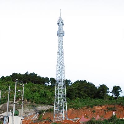 Torre da estrutura da construção de aço elétrico 25m Guyed