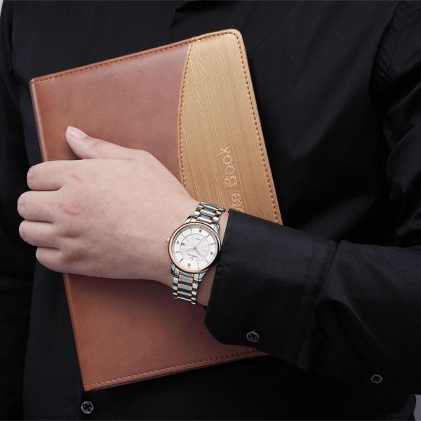 3ATM Waterproof Alloy Quartz Watch Men'S Business Wrist Watch BSCI Certificate