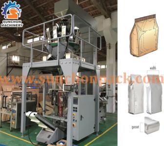 Frozen Food Automated Packing Machine Multi Heads Weigher Schneider PLC Control