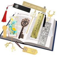 Tassels d'émail personnalisés Marque-pages en métal Impression de lettres