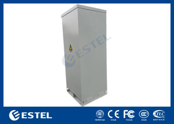 38U Single Floor Mounted Outdoor Electrical Enclosures Cabinets With Air Conditioner