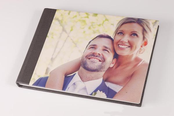 Professional Yellow Crystal Cover Wedding Album 12 x 18 Photo Album
