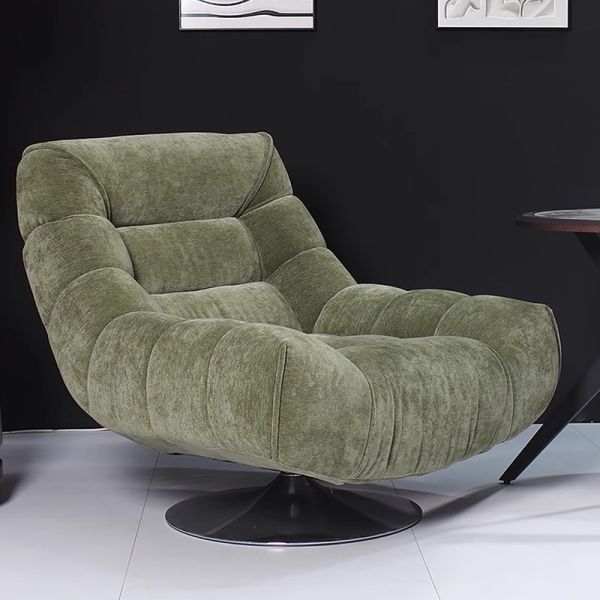 Custom Simple Modern Swivel Lazy Sofa Single Rotating Lounge Chair for Home Living Room Dining Hospital Bedroom Balcony Portable