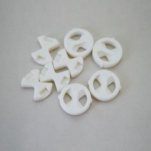 High Purity Alumina Ceramic Discs For Brass Cartridge Wear Resistance 1/2 -3/4