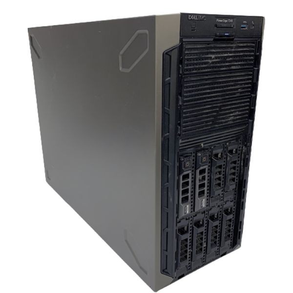 Dell PowerEdge T340 Tower Server with Intel Xeon E-2200 Processor, 64GB DDR4 RAM, and 8 x 3.5