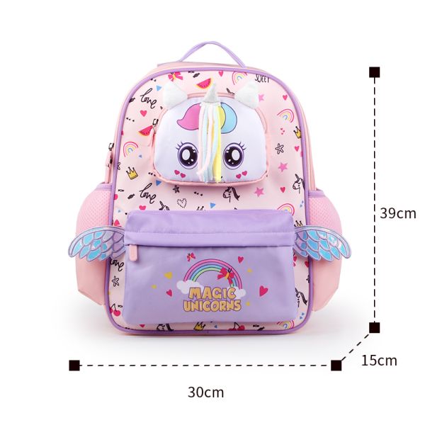 Supplier Student Book Bag Polyester Ergonomics School Bag Backpack For Children