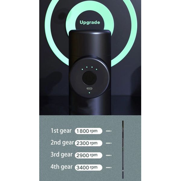 Rechargeable Lithium Battery Massage Gun for Deep Tissue Massage and Sports Recovery
