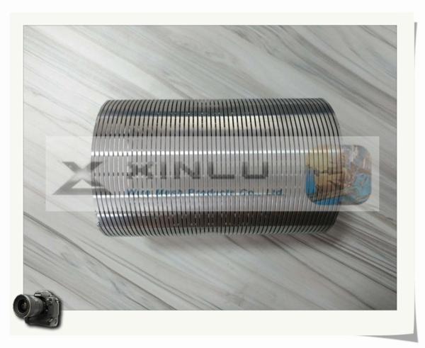wire wound stainless steel screen pipe / wedge wire screen tube /  perfect roundness water well screens