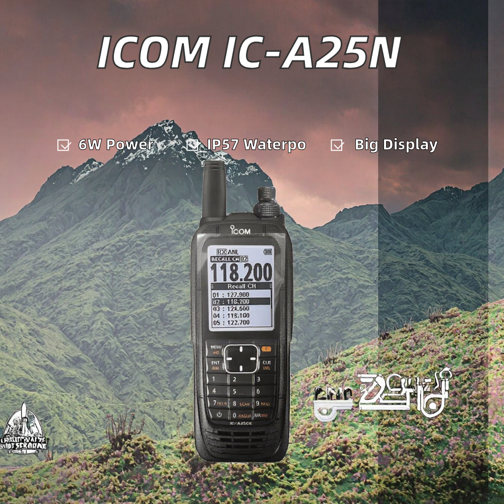 Original HT Walkie-Talkie with 1500-2000mAh Battery 256 Channels and 8W Output Power for Aviation Security