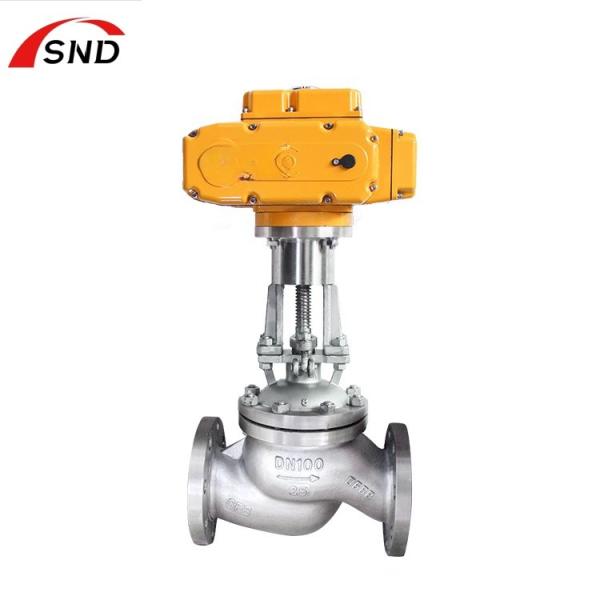 Electric Cast Iron Globe Valve Flanged Type For Industry OEM ODM OBM