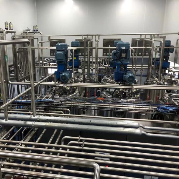 Turnkey Tube in Tube Fresh Pasteurized Milk Diary Production Line Plant Machine