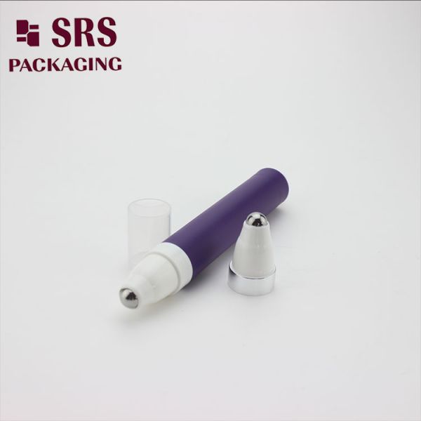 10ml 15ml Airless Eye Cream Bottle With Roller Applicator Custom Bottle PP PCR Plastic Packaging for Cosmetic