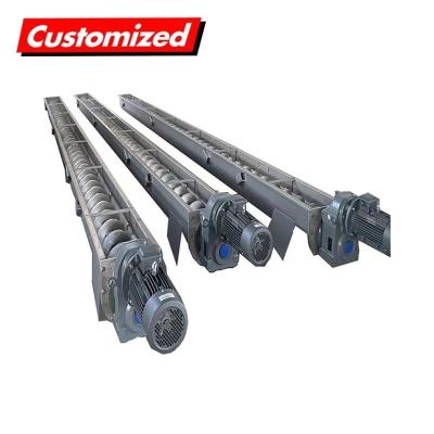 Industrial aço inoxidável Auger Shaftless Mall transportador de parafuso com OEM design personalizado