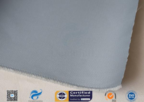 Weave de cetim tomado partido dobro do fogo da tela da fibra de vidro do revestimento do silicone 17oz anti