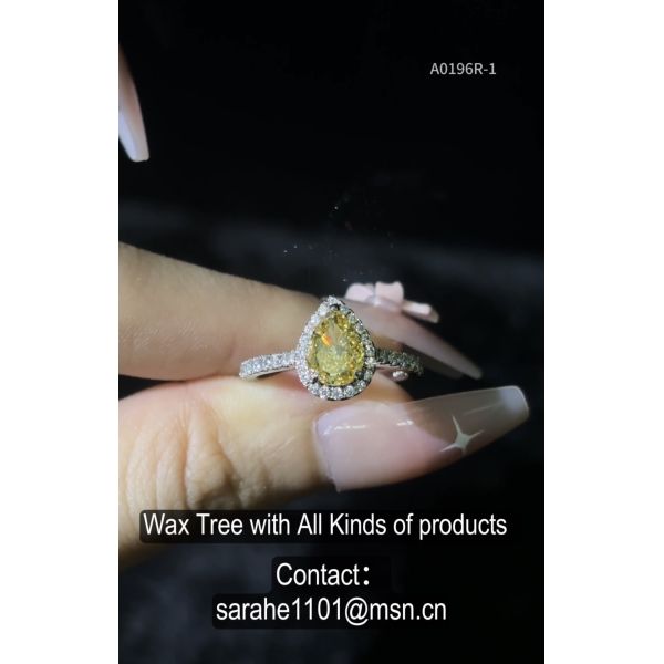 Pear Shape Moissanite Shinning 925 Sterling Silver CZ Rings AAA High Grade Cubic Zirconia Stones 1.0-1.5-2.0mm Stone Size Silver Gemstone Rings