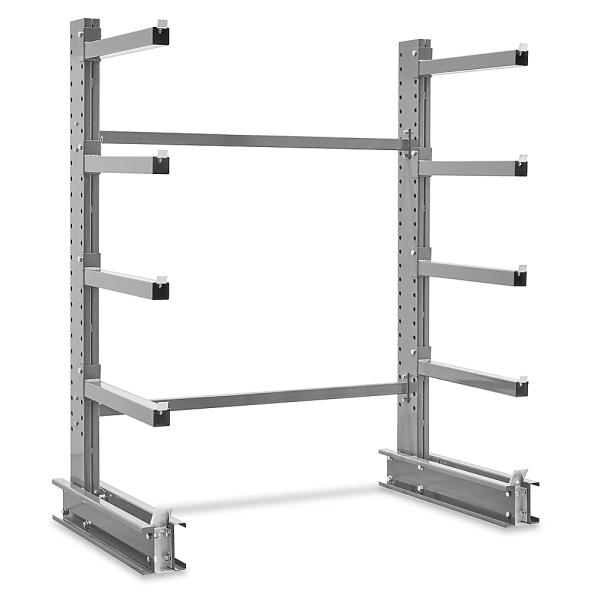 Cantilever Racking Storage Carreaux de copeaux Capacité du bois contreplaqué Stockage extérieur