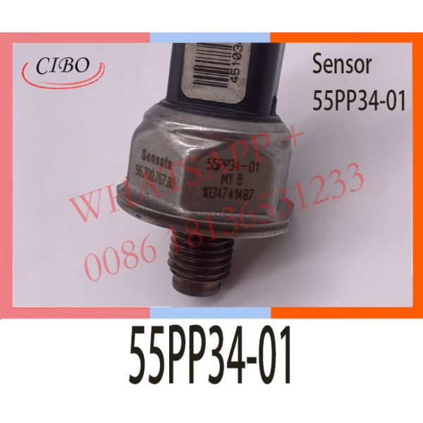 55PP34-01 High quality Fuel Pressure Sensor 9670076780 For Peugeot 206 PLUS 1.4 D 208 1.2 1.4 HDI 1.6 GTI 1.6 HDI