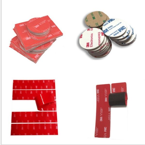 Die Cutting Double Coated Tissue Tape Pressure Sensitive Adhesive Heat-Resistant Feature