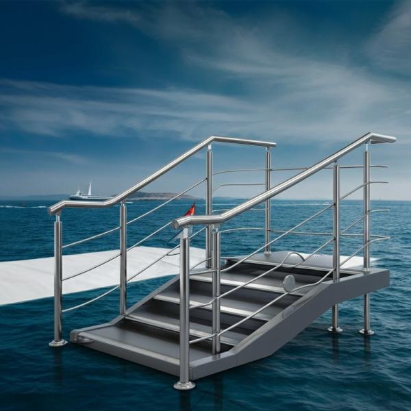 Anti-Corrosion Stainless Steel Handrails for Marine Use