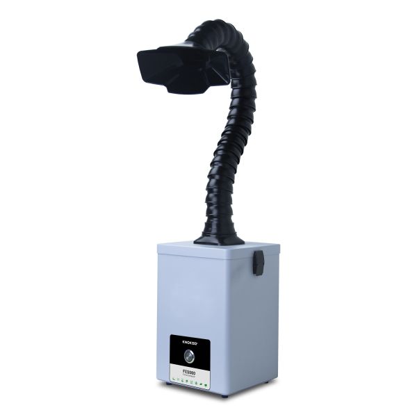 60W Portable Laser Fume Extractor with 90.99% Filtration Efficiency for Small Laser Applications
