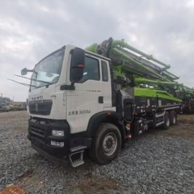 Robust Structure 3 Axles Concrete Boom Pump Truck 2021 Zoomlion 50m With Sitrak Chassis