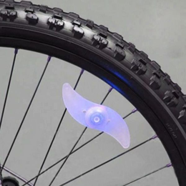 1 x Button Battery Powered JWA Silicone Bike Light Frame for Colorful and Fun Cycling