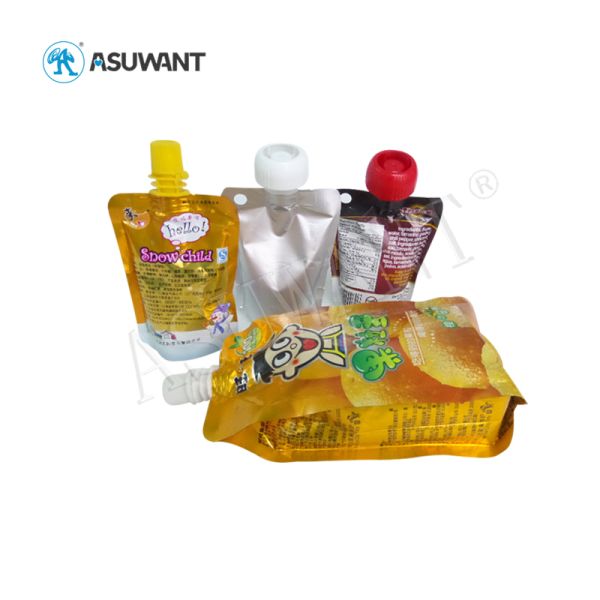 Алюминиевый стойте вверх штейновое жидкостных сумок Споут влагостойкое/лоснистое поверхностное влияние