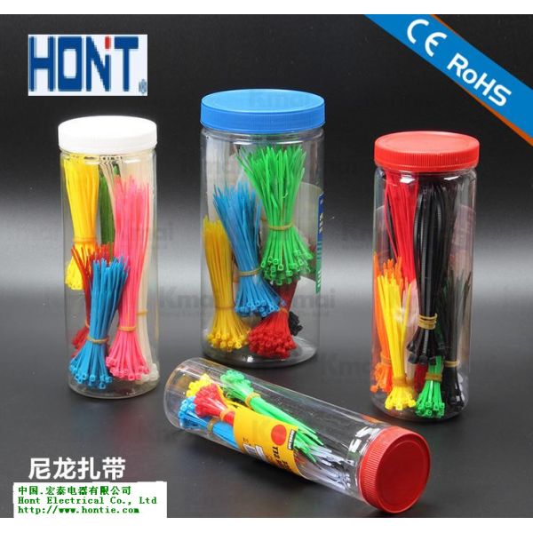 Plastic bottled /plastic barrel nylon cable ties