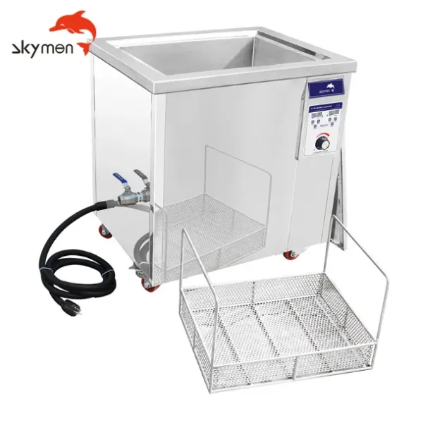 96L High Quality Single Tank Industrial Ultrasonic Cleaner for Derusting/Degreasing