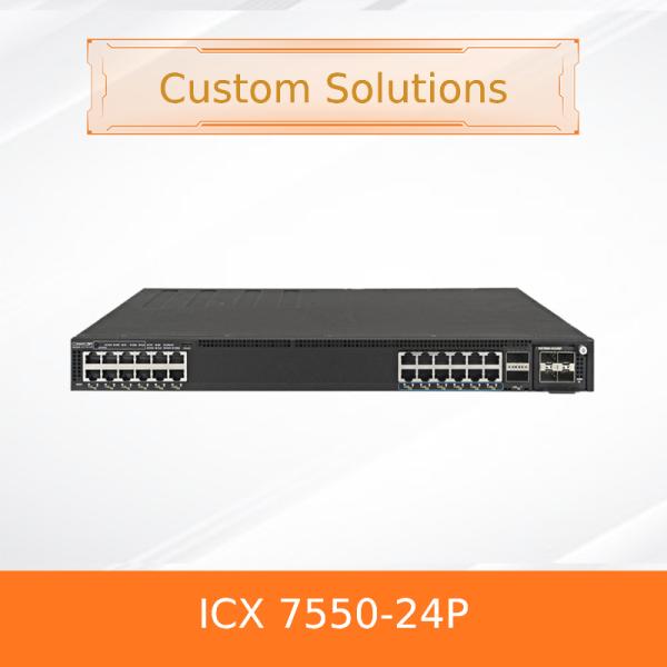 RUCKUS network switch ICX 7550-24P Enterprise Stackable Switch