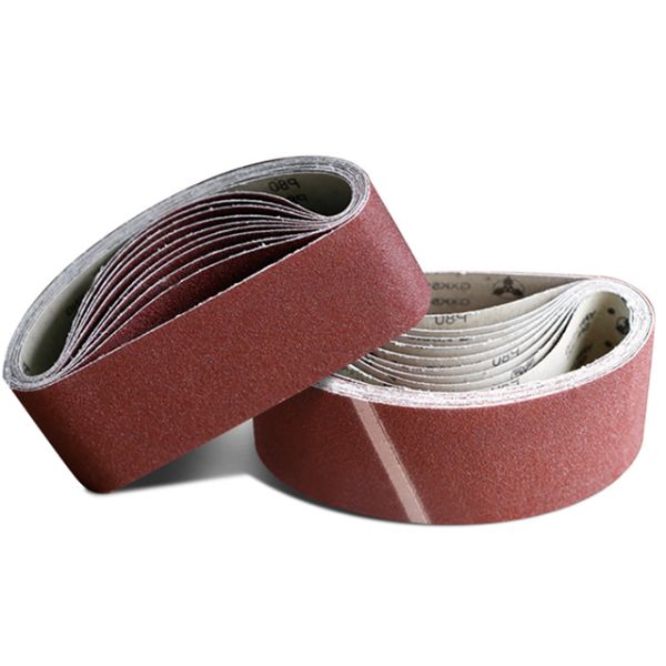 80 grit 4x36 Inch Aluminum Oxide Sanding Belts for Sander Customization Package Blue