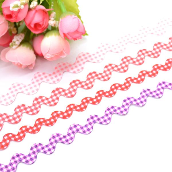 Dots 100% Polyester 1cm Dress  Zig Zag  Rick Rack Trim