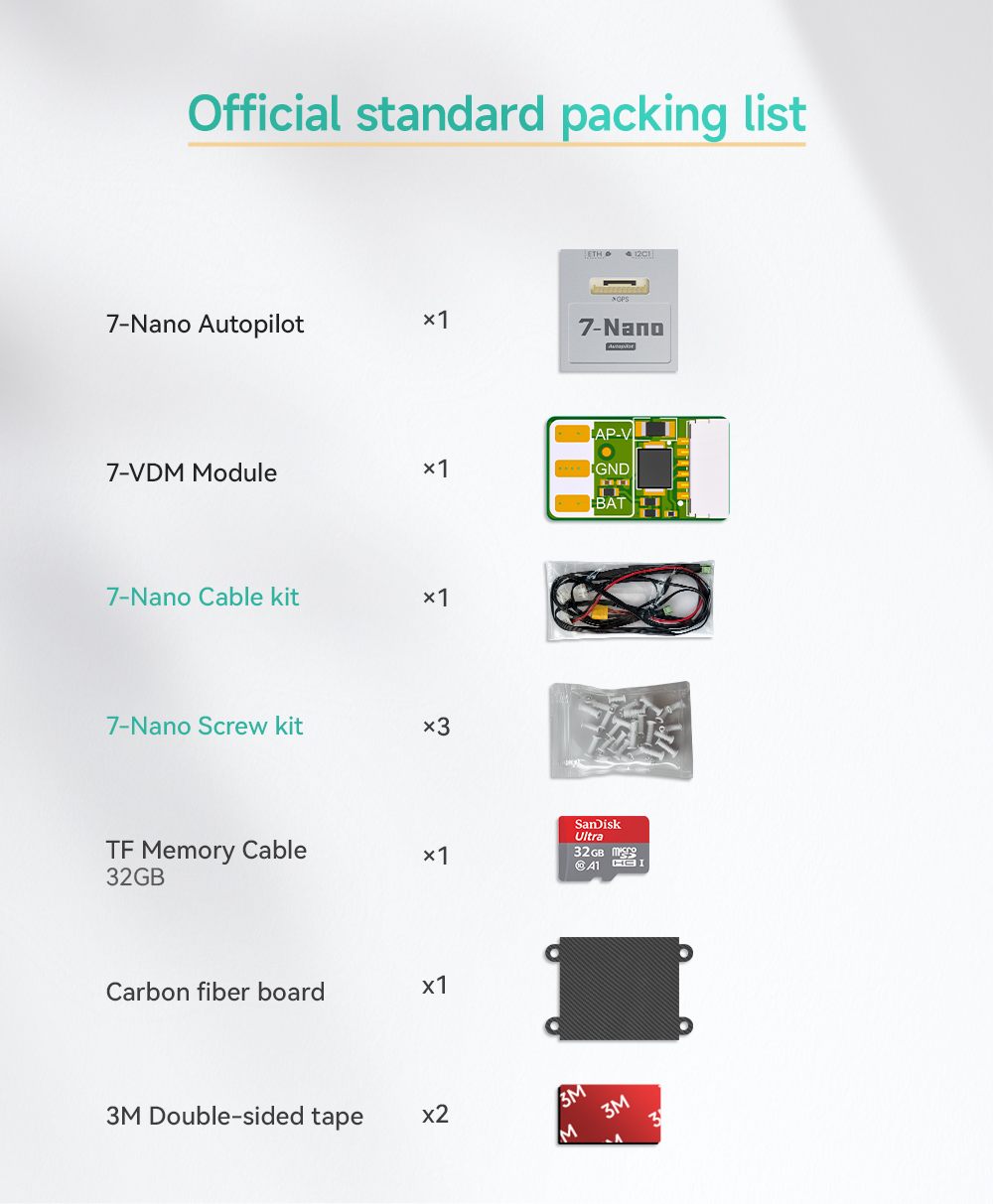 Wholesale Price Original  CUAV 7 Nano H7 Controller Pixhawk Ardupilot PX4 for FPV Airplane Fixedwing Multirotor VTOL Module