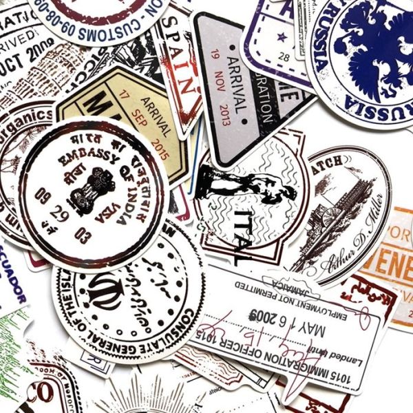 Laptop PVC Sticker Printing Decal Graffiti Patches Skateboard Stickers