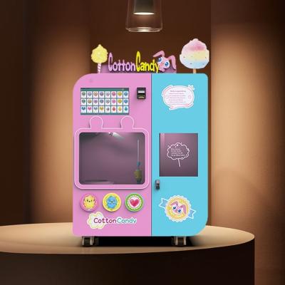 Multiple Flavors fairy floss vending machine Red Rabbit Intelligent GPS