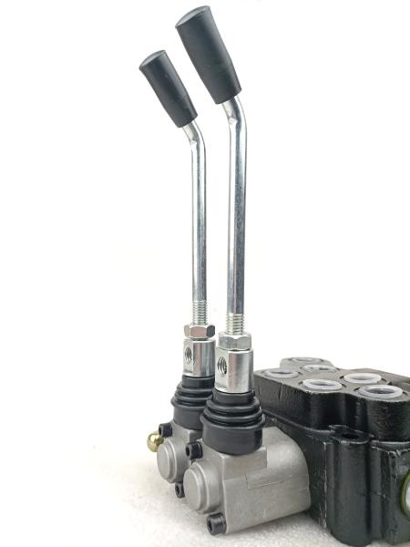 High Pressure Multi Way Valve  Manual Hydraulic Control Valve Threaded
