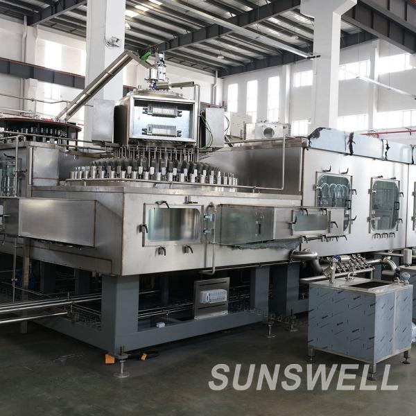Hot Juice Filling And Packing Machine 5 In 1 Rotary Super Clean Fruit Chunk Peristaltic Pump Filler