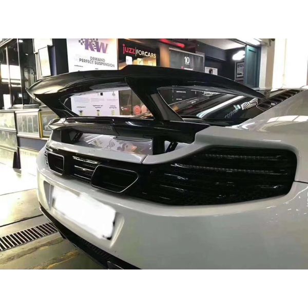 Kit de carrosserie en fibre de carbone de haute qualité pour McLaren MP4-12C Mp4-12c Fibre de carbone avant pelle arrière diffuseur jupe latérale