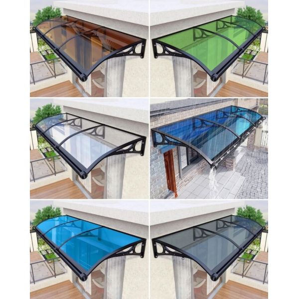 Easy To Cut Plastic Polycarbonate Sheet Flexible Green Blue Bronze Clear Grey Weather Resistant Durable Material Perfect For Outdoor And Indoor
