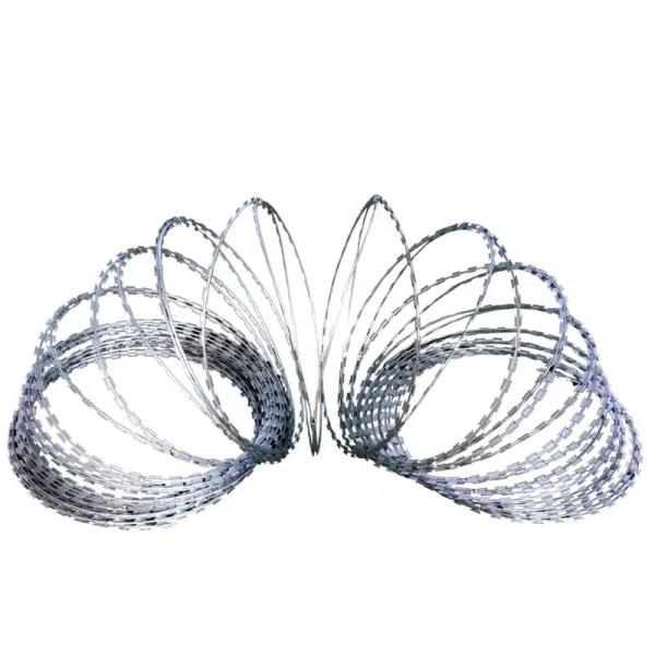 Anti-climb Electric Barbed Razor Wire Fence Security Razor Barbed Wire Mesh For Airport Protection