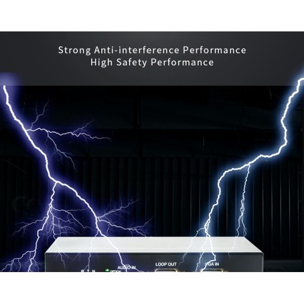 FTTN SQ-VGA02 VGA Fiber Optic Digital Video Terminal Long Distance Transmission Anti-Interference