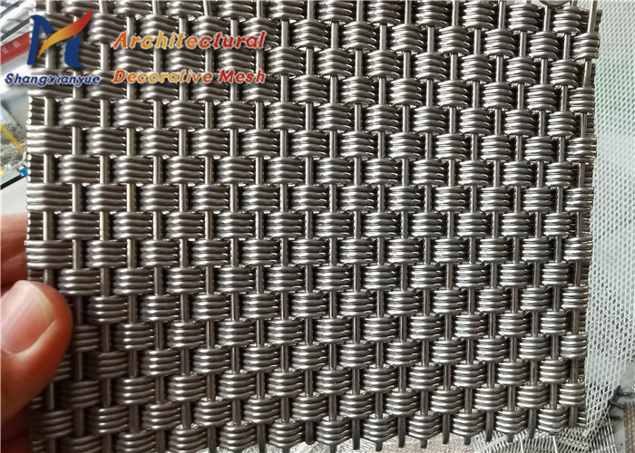 Плакирование разделяет ячеистую сеть сетки 2.0mm лифта декоративную сплетенную