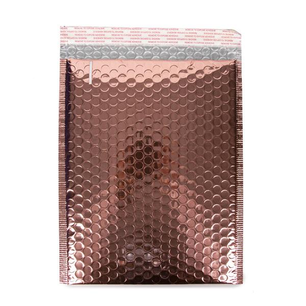CTCX Custom Shipping Poly Plastic Envelope Sleeves Clothing Bags Envelope Metallic Full Bubble Mailer