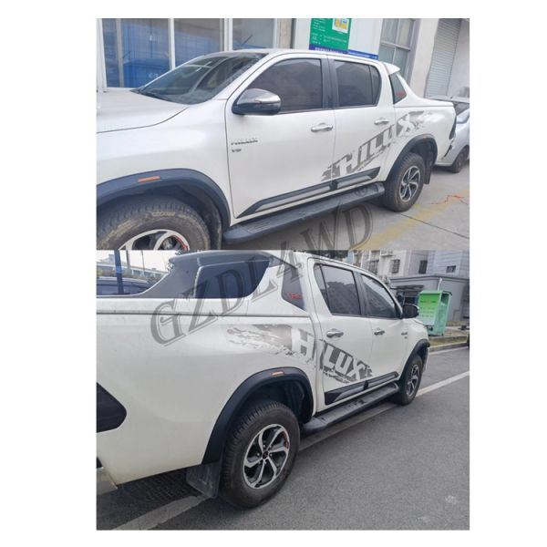 OEM Wheel Arch Flares 2015 2019 Toyota Hilux Revo Slimline Fender Flares