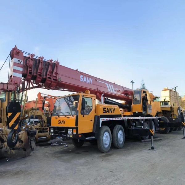 Sany QY5OC Old Mobile Crane Truck 50T Heavy Duty Lifting 76km/h